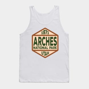 Arches National Park badge Tank Top